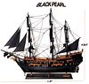 Large Hand Curve Wood Model Pirate Ship