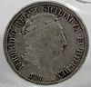 KING FERDINAND I  OF THE TWO SICILIES SILVER COIN 1818. 