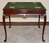 CHIPPENDALE STYLE, MAHOGANY GAMES TABLE, C1900, H 37", W 37" 