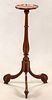 ENGLISH GEORGE II STYLE MAHOGANY CANDLE STAND, 19TH C., H 35" 
