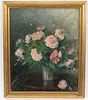 ALFRED HEPWORTH (AMER, 20TH C), OIL ON CANVAS, 1929, H 17", W 14", FLOWER BOUQUET 