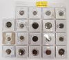 ASIA MINOR COINAGE, CONSTANTINE IST, 308 - 337; BRONZE, HAMMERED SILVER COINS. (19) 