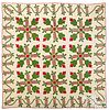 Floral and berry vine quilt 19th c.