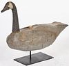 Painted tin Canada goose decoy, early/mid 20th c.
