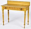 New England Sheraton painted pine dressing table