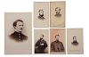 Identified USCT Officers, Six Images 