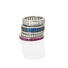 PLATINUM ETERNITY BANDS WITH DIAMONDS OR GEMS
