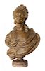 A French Terracotta Bust Height 30 inches.