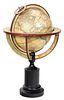 A French Terrestrial Globe Height 16 inches.