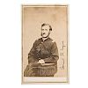 Capt. Samuel B. Noyes, 1st US Veteran Infantry, WIA Gettysburg, CDV 