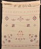 1855 Pennsylvania Cross Stitch Show Towel.