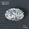 2.00 ct, H/VS1, Oval cut GIA Graded Diamond. Appraised Value: $58,500 