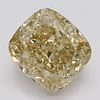 3.08 ct, Natural Fancy Yellow Brown Even Color, VS2, Cushion cut Diamond (GIA Graded), Appraised Value: $36,000 