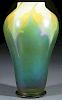 L.C. TIFFANY FAVRILE “PULLED FEATHER” VASE