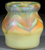 AN EARLY TIFFANY FAVRILE ART GLASS VASE