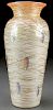 A DURAND THREADED ART GLASS VASE, EARLY 20TH C