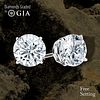 6.01 carat diamond pair, Round cut Diamonds GIA Graded 1) 3.01 ct, Color E, IF 2) 3.00 ct, Color F, IF. Appraised Value: $781,300 