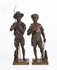 Two French Bronze Figural Groups, Lavergne