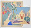 Coulton Waugh (1896 - 1973) Two Watercolors