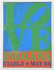 Robert Indiana, Love Stable Gallery Poster, 1966