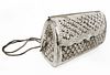 A Vintage silver - Plated Movable Clutch Purse