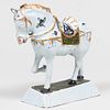 Polychrome Delft Figure of a Horse