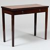 George III Style Mahogany Fold-Over Games Table