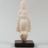 Southeast Asian Carved Stone Figure of Standing Bodhisattva