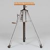 Mid Century Modern Metal-Mounted Laminate Adjustable Sculptor's Stand