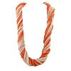 Multi-strand Pearl and Coral Necklace in 18k Gold