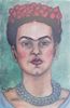 Frida Kahlo "Autorretrato" Mixed Media