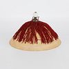 Chinese Qing Dynasty Official's Wicker Hat