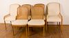Drexel Caned Back Dining Chairs, Set of Six (6)