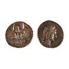 AR Denarius Julius Caesar Spanish Mint Coin