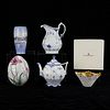 5 Royal Copenhagen Porcelain Vessels