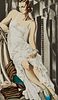 After Tamara de Lempicka "Lady in Lace" Lithograph