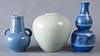 Clayburn & More Art Pottery Vase Trio