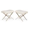 JEAN MICHEL FRANK STYLE PAIR OF BENCHES