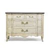 LOUIS XV STYLE PAINT-DECORATED COMMODE