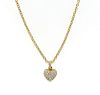 Cartier 18K Gold Diamond Heart Pendant Necklace