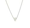 Tiffany &amp; Co Platinum Heart Diamond Solitaire Necklace