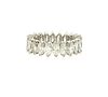Platinum 4.50ctw Diamond Eternity Wedding Band Ring