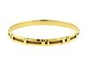 Tiffany &amp; Co Atlas 18K Gold Bangle Bracelet