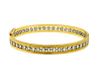 Cathy Waterman 22k Gold Platinum Diamond Bangle Bracelet