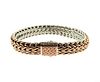 John Hardy Sterling and Gold Tone 11mm Classic Chain Bracelet