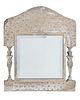 A Rogers Smith & Co silver-plated mirror