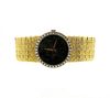 Piaget 18k Gold Green Stone Dial Diamond Watch