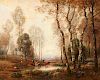 FRENCH LANDSCAPE PAINTING, LOUIS AIME JAPY