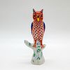 Vintage Herend Porcelain Great Horned Owl Figurine