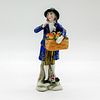 Antique Chelsea Miniature Figurine, Man with Apple Basket